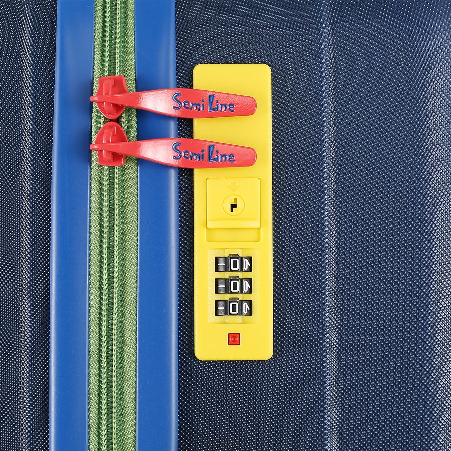 Чемодан малый для ручной клади Semi Line 20 (S) ABS-Plastic Blue (T5807-1)