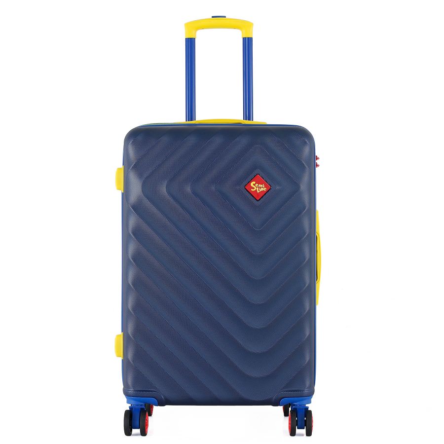 Чемодан средний Semi Line 24 дюйма (M) ABS-Plastic Blue (T5807-2)