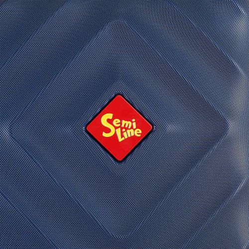 Чемодан средний Semi Line 24 дюйма (M) ABS-Plastic Blue (T5807-2)
