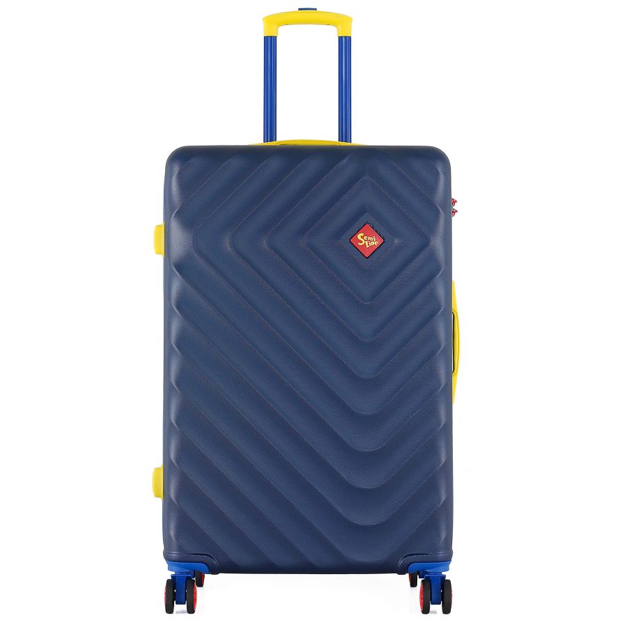Чемодан большой Semi Line 28 дюймов (L) ABS-Plastic Blue (T5807-3)