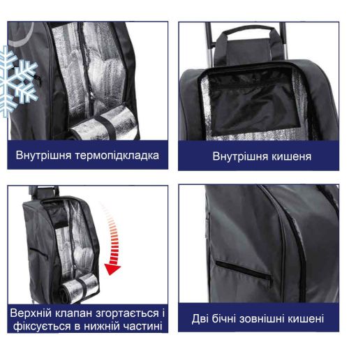Сумка-тележка Casa Si Buddy Black (CS93077Y04S)
