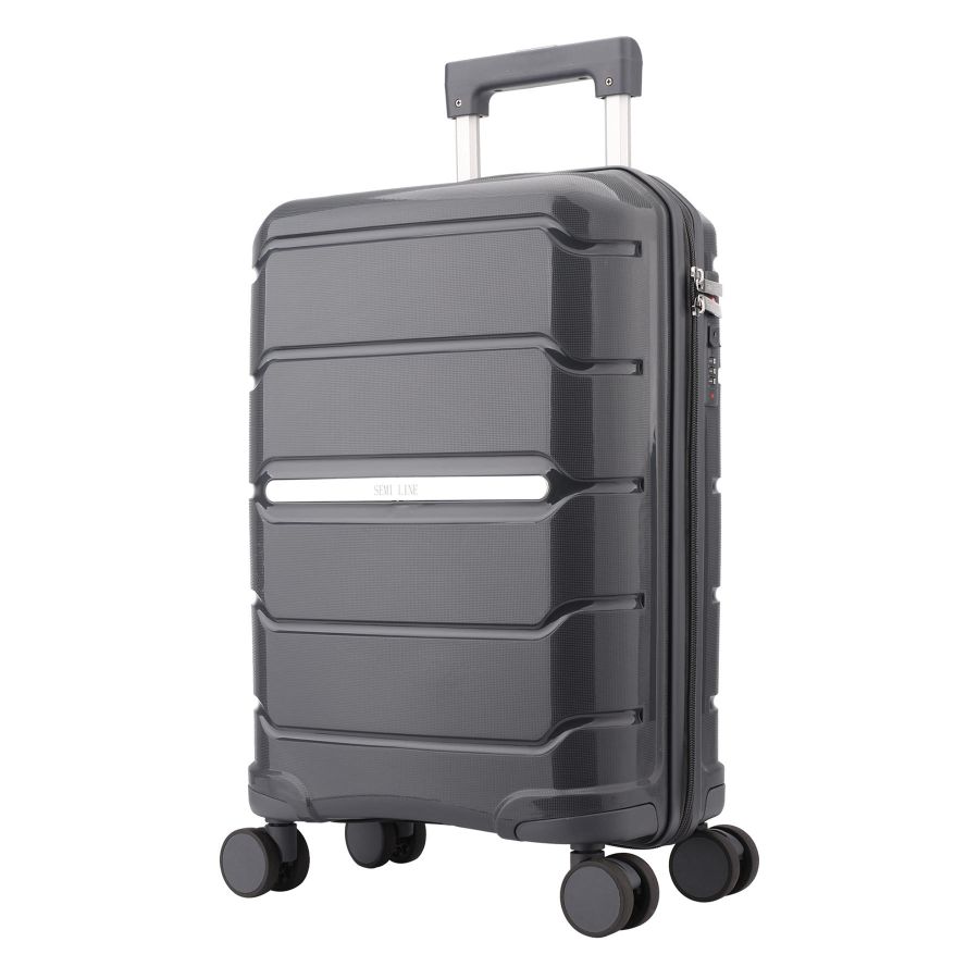Чемодан малый для ручной клади Semi Line 20 (S) Polypropylene Graphite (T5835-1)