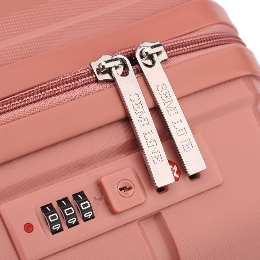 Чемодан средний Semi Line 24 дюйма (M) Polypropylene Pink (T5836-2)