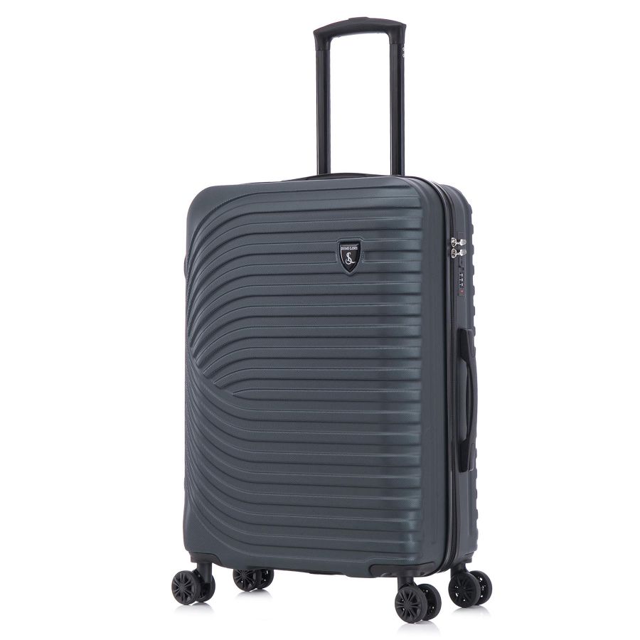 Чемодан большой Semi Line 28 дюймов (L) ABS-Plastic Navy-Green (T5865-3)