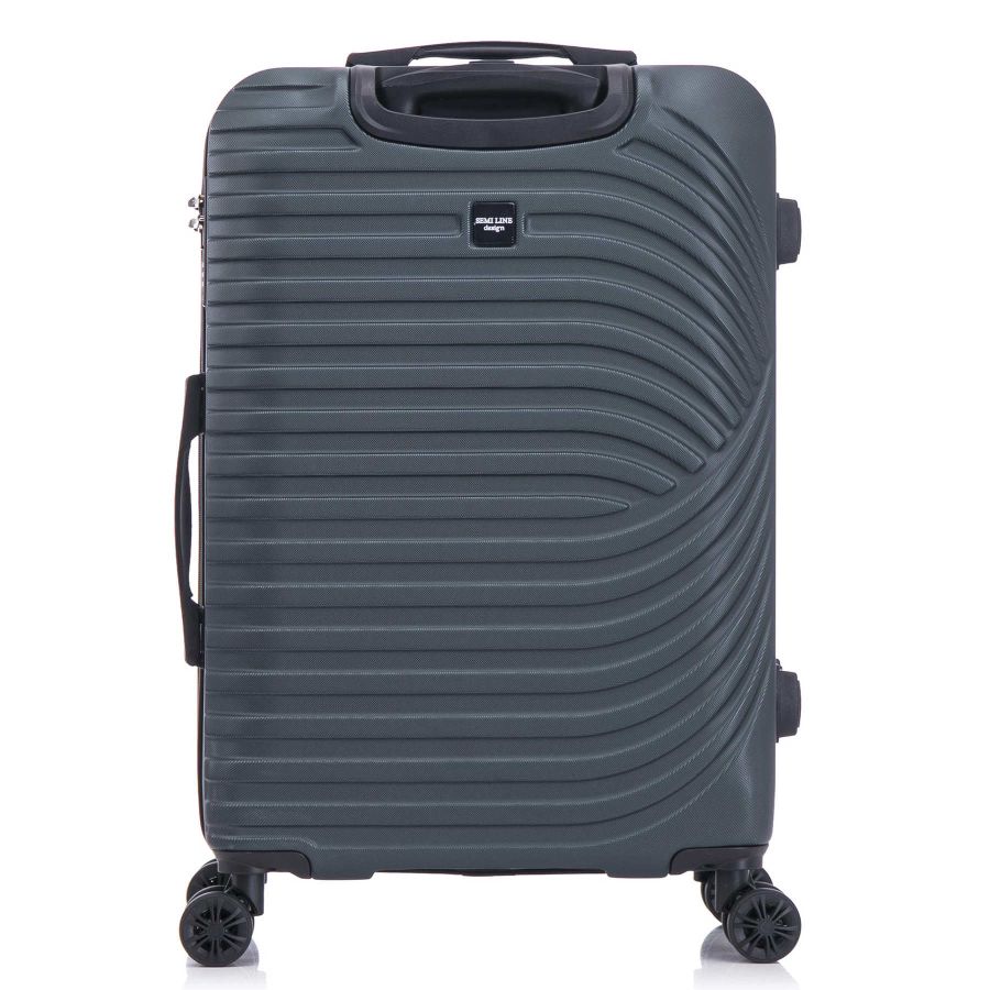 Чемодан большой Semi Line 28 дюймов (L) ABS-Plastic Navy-Green (T5865-3)