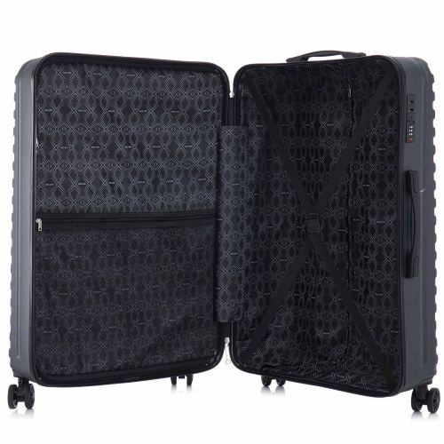 Чемодан большой Semi Line 28 дюймов (L) ABS-Plastic Navy-Green (T5865-3)