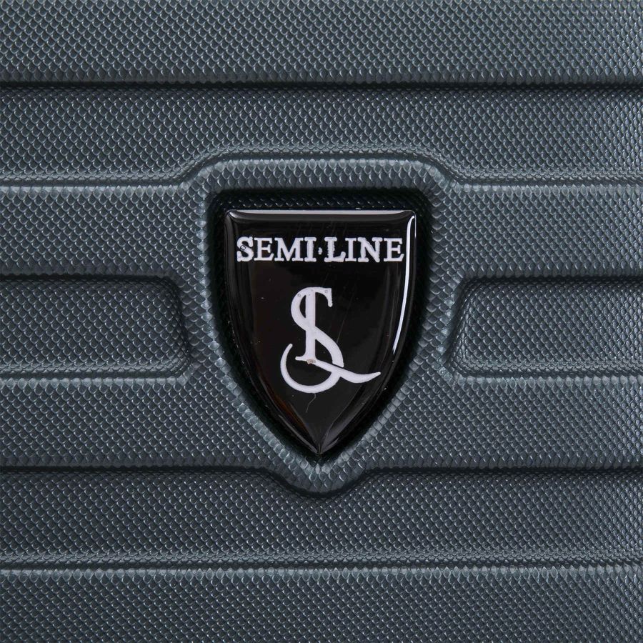 Чемодан большой Semi Line 28 дюймов (L) ABS-Plastic Navy-Green (T5865-3)