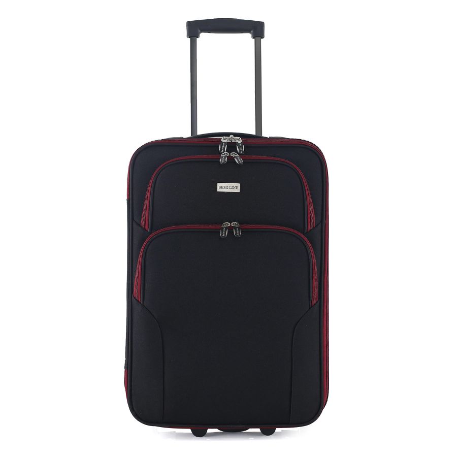 Чемодан малый для ручной клади Semi Line 20 (S) Polyester Black (T5680-1)