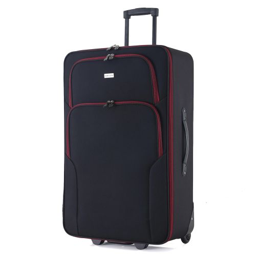 Чемодан средний Semi Line 24 дюйма (M) Polyester Black (T5680-3)