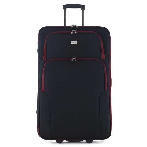Чемодан средний Semi Line 24 дюйма (M) Polyester Black (T5680-3)