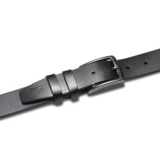 Ремень мужской кожаный Semi Line Black (P8230-0 XL)