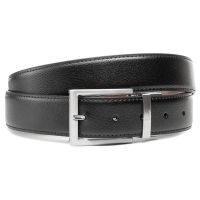 Ремень мужской кожаный Semi Line Black/Brown (P8231-0 L)