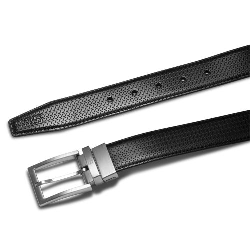 Ремень мужской кожаный Semi Line Black/Brown (P8232-0 L)