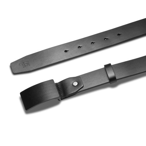 Ремень мужской кожаный Semi Line Black (P8233-0 S)
