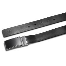 Ремень мужской кожаный Semi Line Black/Blue (P8234-0 L)