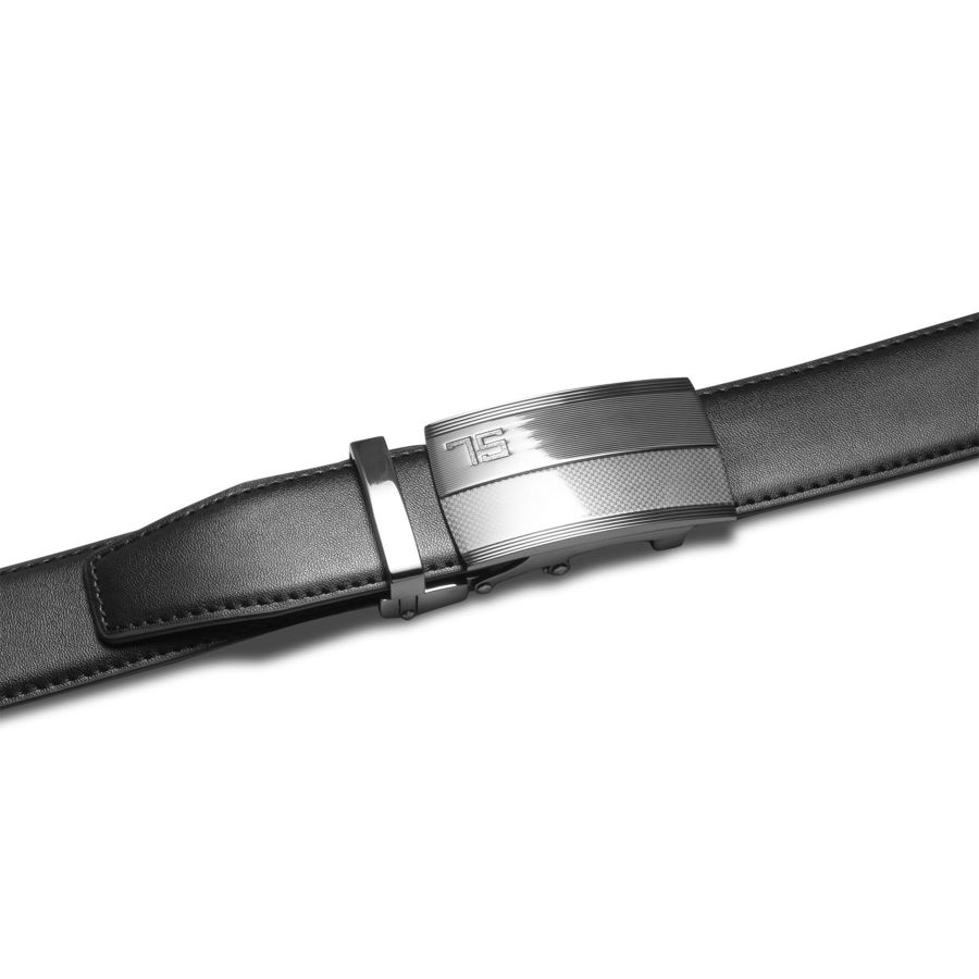 Ремень мужской кожаный Semi Line Black (P8235-0 S)