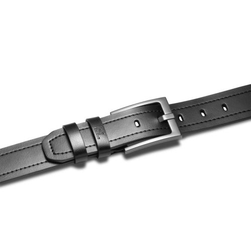 Ремень мужской кожаный Semi Line Black (P8236-0 L)