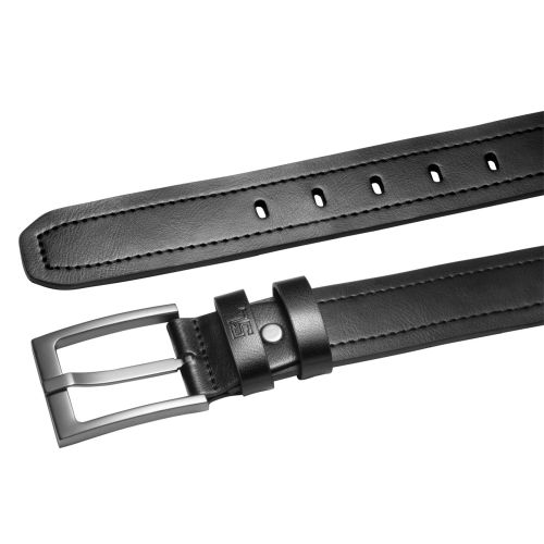 Ремень мужской кожаный Semi Line Black (P8236-0 L)