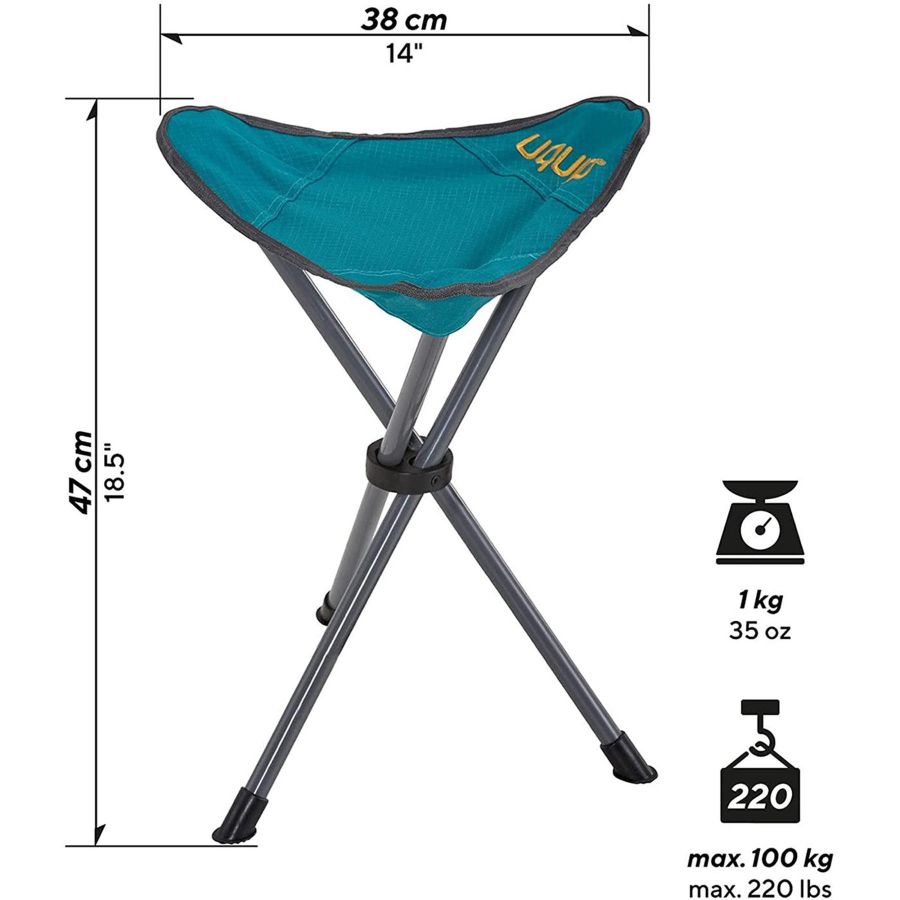 Стульчик розкладной Uquip Darcy Caribbean Blue (244019)