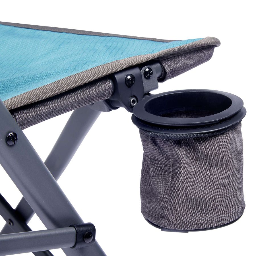 Кресло раскладное Uquip Justy XL Blue/Grey (244037)
