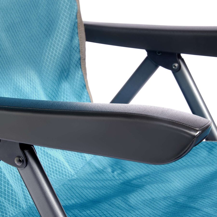 Кресло раскладное Uquip Justy XL Blue/Grey (244037)