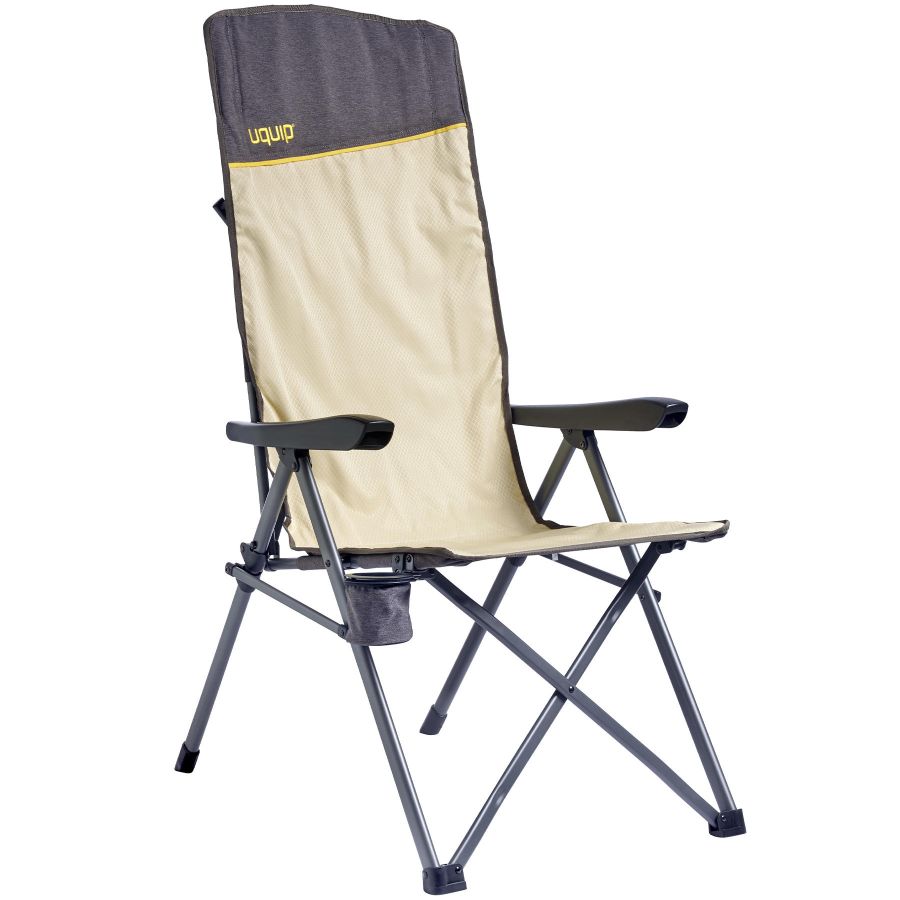 Кресло раскладное Uquip Justy XL Sand/Grey (244045)