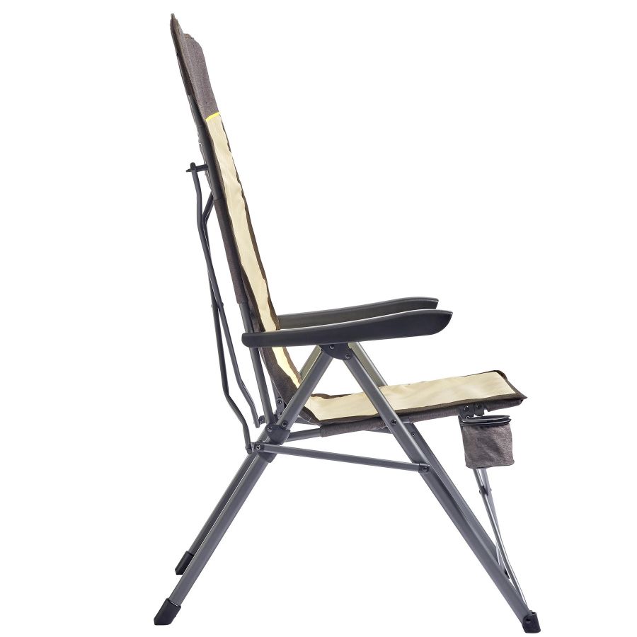 Кресло раскладное Uquip Justy XL Sand/Grey (244045)