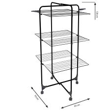 Сушка для белья напольная Casa Si Athletic 3 Black (CS92185E04E)