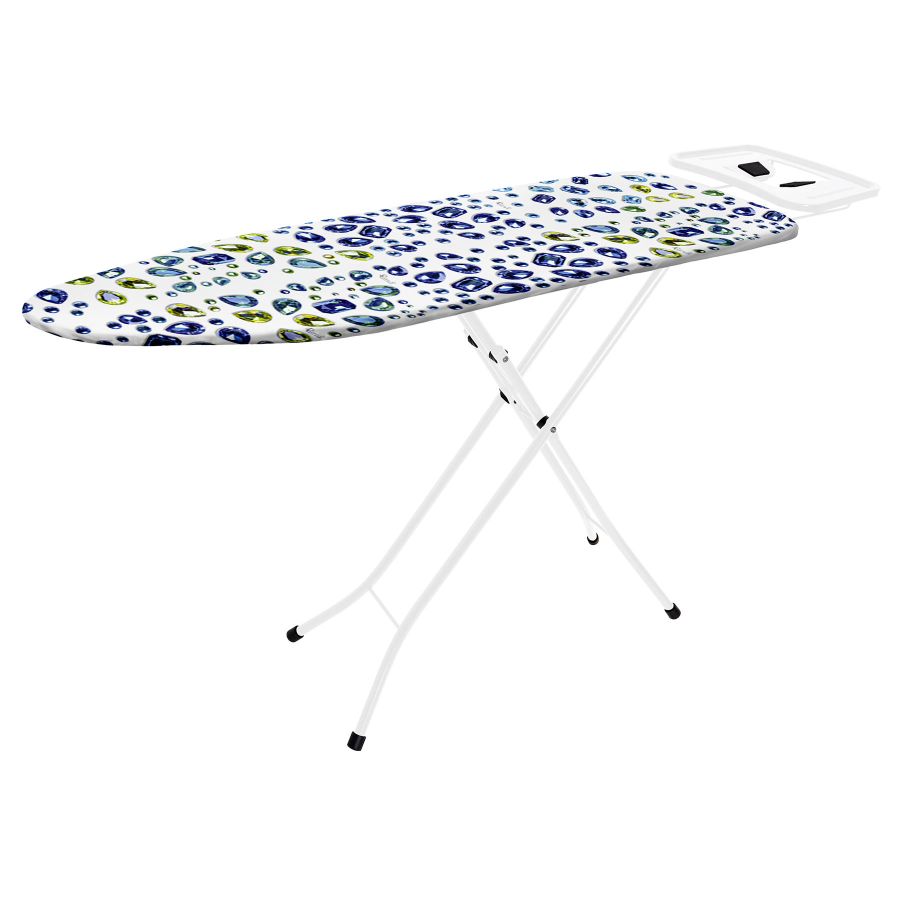 Доска для глажки Casa Si Lady 122x38 White/Blue Crystals (CS93574R267)