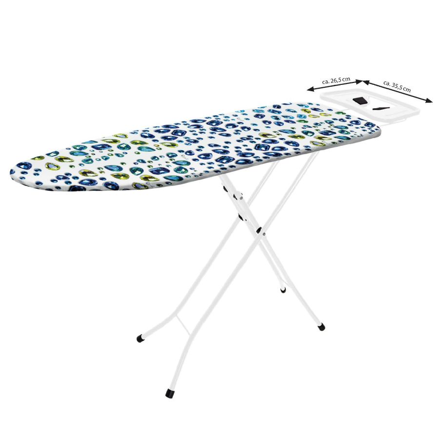 Доска для глажки Casa Si Lady 122x38 White/Blue Crystals (CS93574R267)