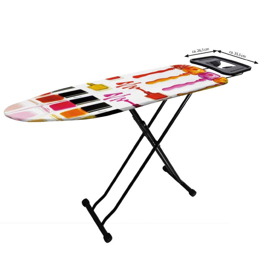 Доска для глажки Casa Si Sir 122x38 Black/Red Laquer (CS93575R266)