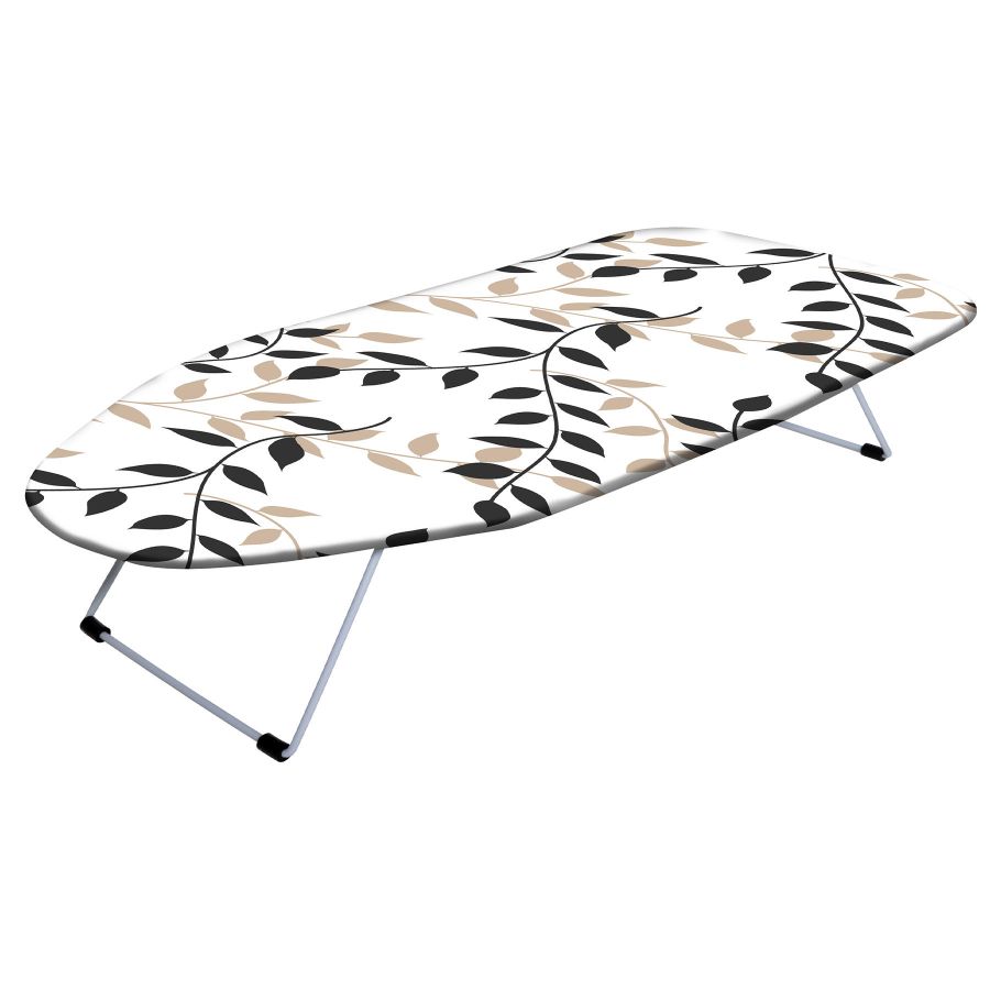 Доска для глажки Casa Si Table Top 73x30 White/Black Leaves (CS95159P168)