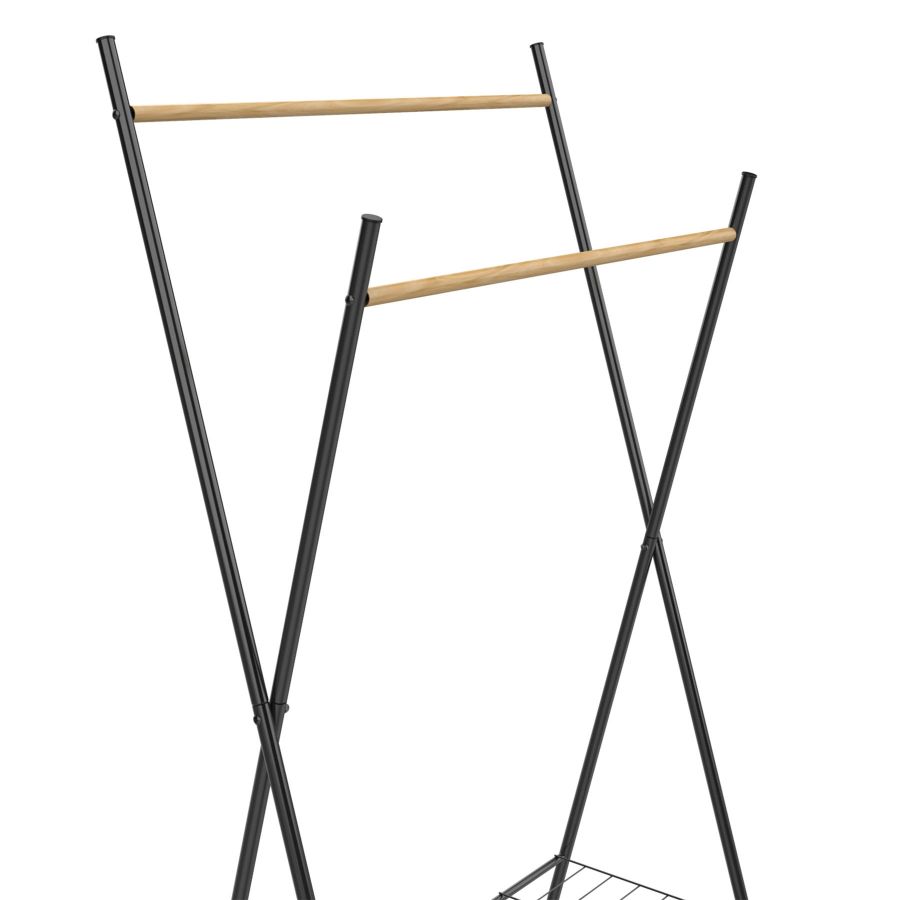 Стойка для одежды Casa Si Garment Rack Bamboo Black (CS92309W04)