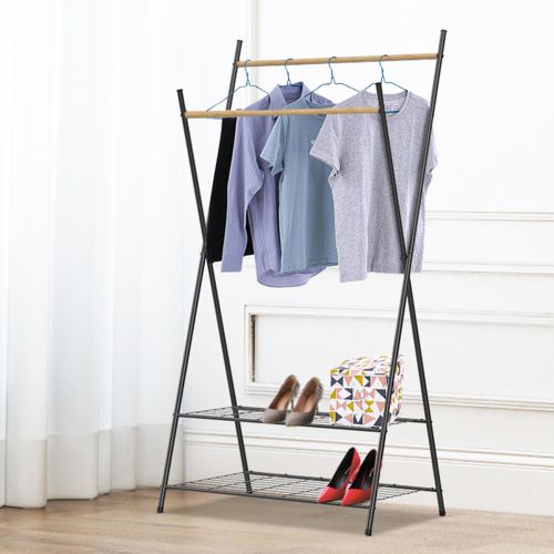 Стойка для одежды Casa Si Garment Rack Bamboo Black (CS92309W04)