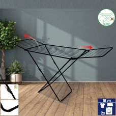 Сушка для белья напольная Casa Si Kolibri 18m Black (CS42191C06E)