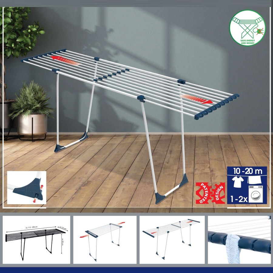 Сушка для белья напольная Casa Si CasaFlex 20 White (CS92179B04)