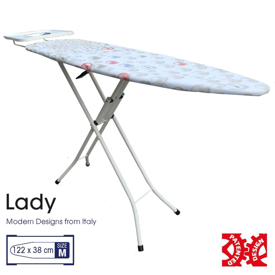 Доска для глажки Casa Si Lady 122x38 White/Perls (CS93574R267)