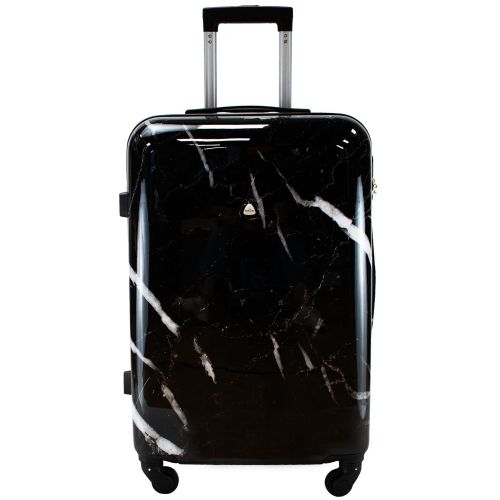 Чемодан большой Semi Line 28 дюймов (L) Polycarbonate/ABS-Plastic Black Marble (T5730-3)
