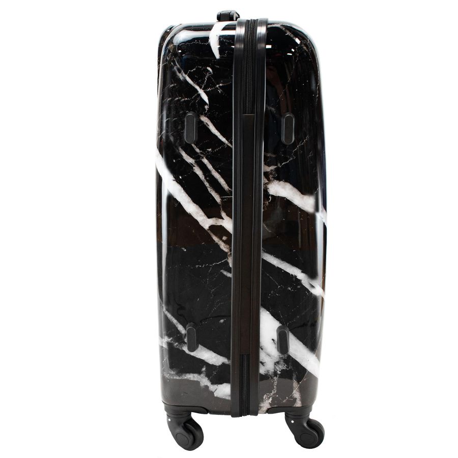Чемодан большой Semi Line 28 дюймов (L) Polycarbonate/ABS-Plastic Black Marble (T5730-3)