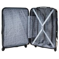 Чемодан большой Semi Line 28 дюймов (L) Polycarbonate/ABS-Plastic Black Marble (T5730-3)