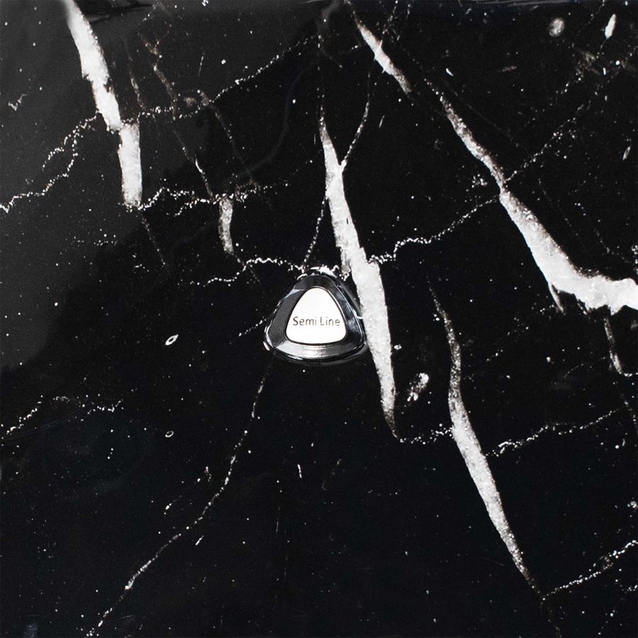 Чемодан большой Semi Line 28 дюймов (L) Polycarbonate/ABS-Plastic Black Marble (T5730-3)