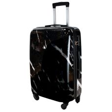 Чемодан средний Semi Line 24 дюйма (M) дюйма (M) Polycarbonate/ABS-Plastic Black Marble (T5730-2)