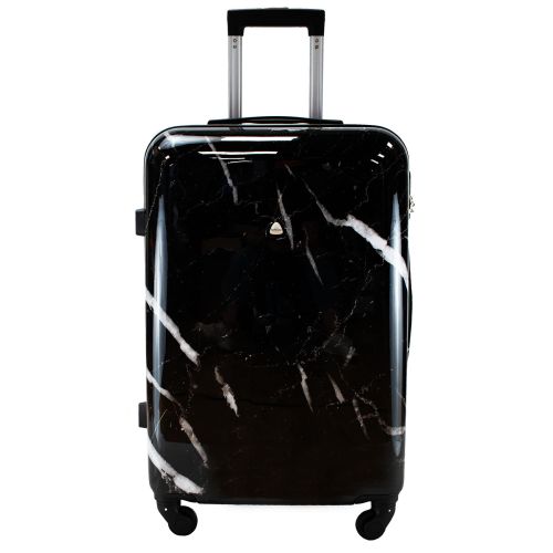 Чемодан средний Semi Line 24 дюйма (M) Polycarbonate/ABS-Plastic Black Marble (T5730-2)