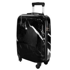 Чемодан малый для ручной клади Semi Line 20 дюймов (S) дюймов (S) Polycarbonate/ABS-Plastic Black Marble (T5730-1)