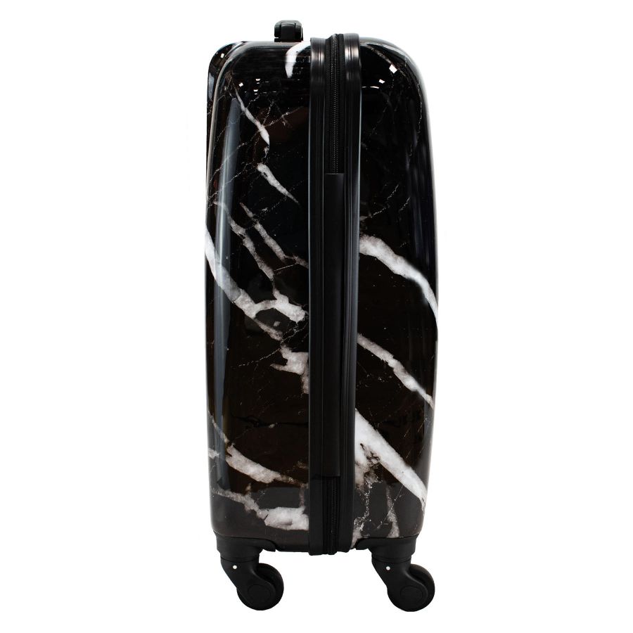 Чемодан малый для ручной клади Semi Line 20 (S) Polycarbonate/ABS-Plastic Black Marble (T5730-1)