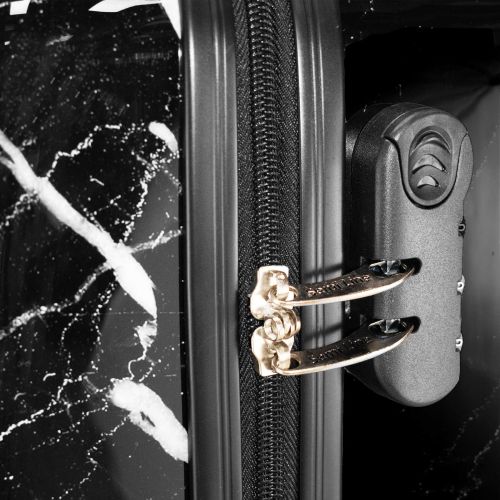 Чемодан малый для ручной клади Semi Line 20 (S) Polycarbonate/ABS-Plastic Black Marble (T5730-1)