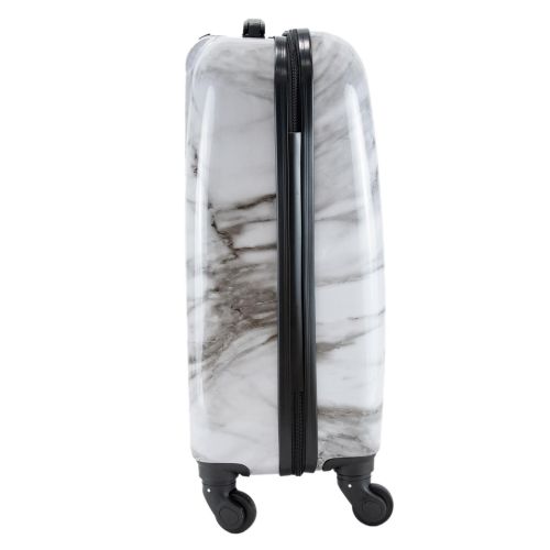 Чемодан малый для ручной клади Semi Line 20 (S) Polycarbonate/ABS-Plastic White Marble (T5731-1)