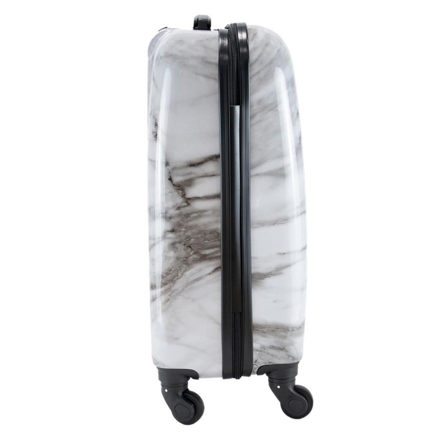 Чемодан малый для ручной клади Semi Line 20 (S) Polycarbonate/ABS-Plastic White Marble (T5731-1)