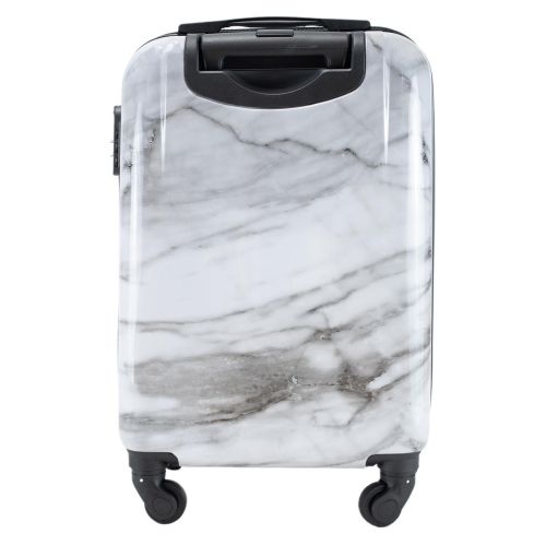 Чемодан малый для ручной клади Semi Line 20 (S) Polycarbonate/ABS-Plastic White Marble (T5731-1)