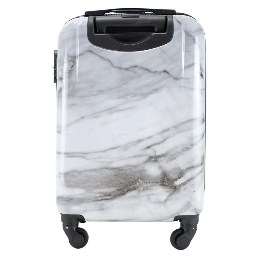 Чемодан малый для ручной клади Semi Line 20 (S) Polycarbonate/ABS-Plastic White Marble (T5731-1)